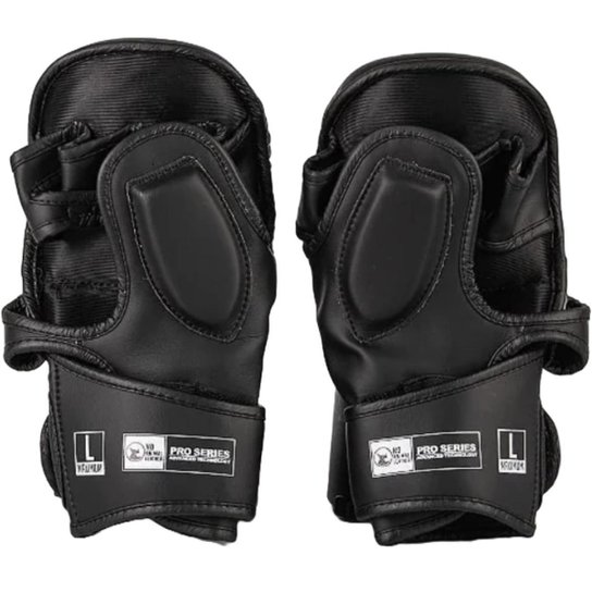 Luva MMA Maximum Treino Sparring Grappling Combate Preta
