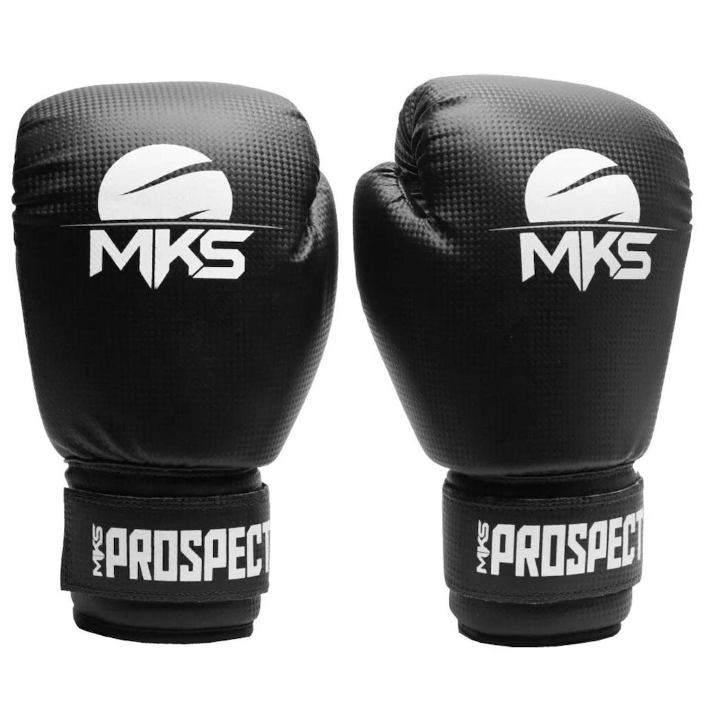 Luva Muay Thai Boxe Kickboxing Prospect Preto MKS Combat
