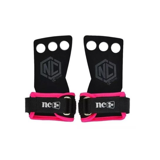 Luva Munhequeira Grip NC Extreme Neoprene Regulável - Preto+Rosa Menor preço em Luva Munhequeira Grip NC Extreme Neoprene Regulável - Preto+Rosa