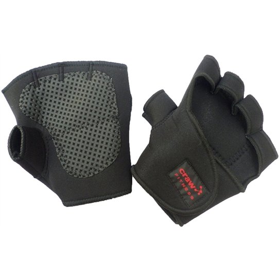 Luva Neoprene C/ Dedo - Craw Fitness - Preto Menor preço em Luva Neoprene C/ Dedo - Craw Fitness - Preto
