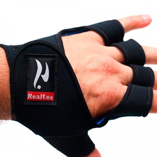 Luva para Academia Realtex - Preto é ruim? Luva para Academia Realtex - Preto é boa?