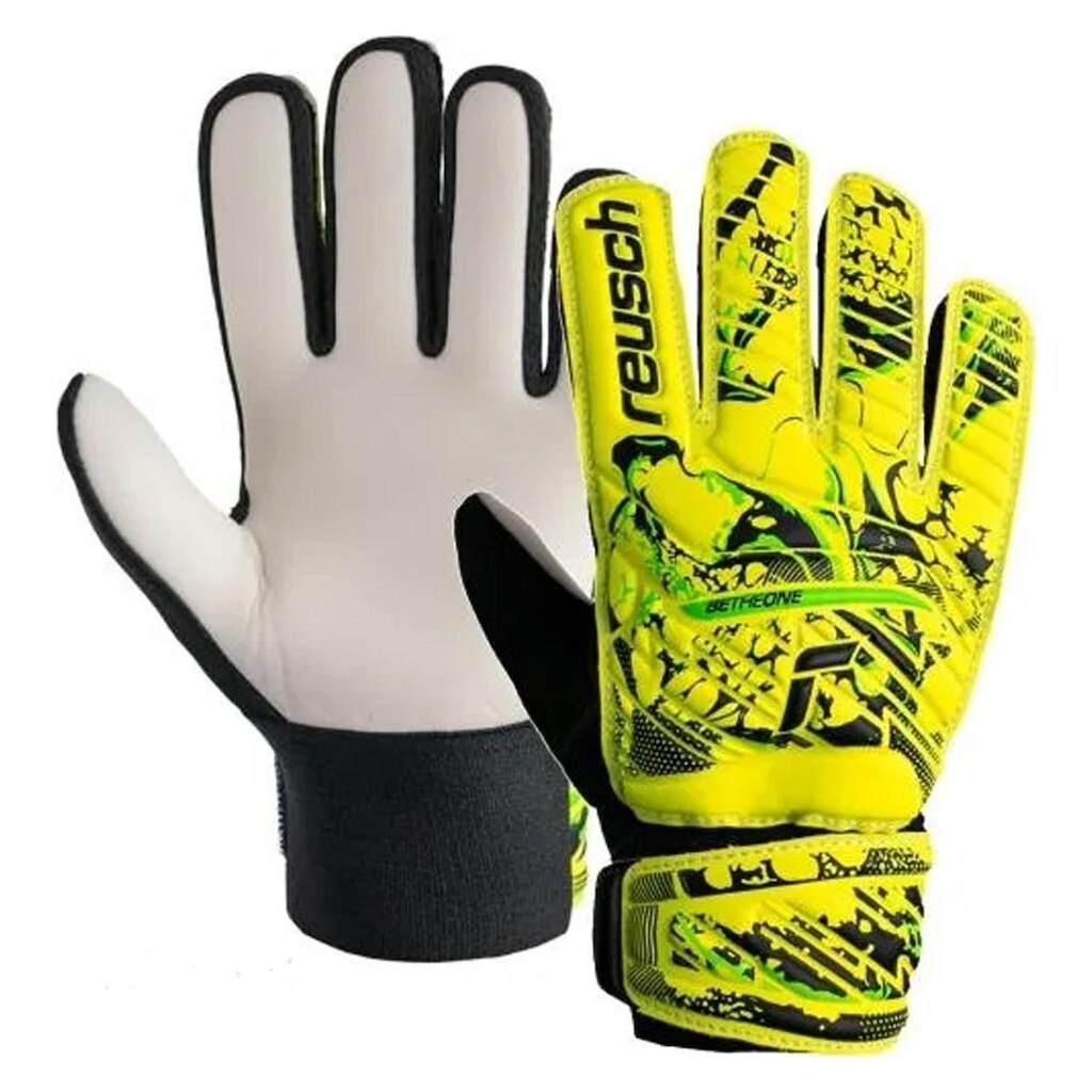 Luva Reusch Attrakt Starter Solid Masculino - Amarelo e Preto