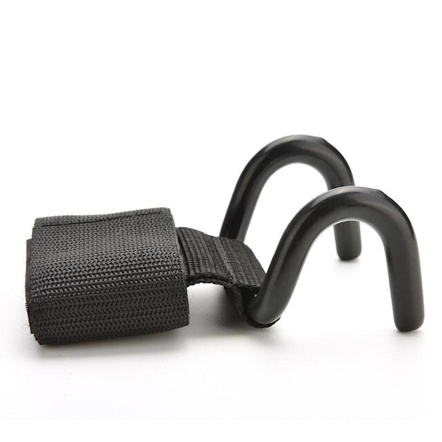 Luva Strap com Garra de Aço para Treino de Musculação Par Yangfit