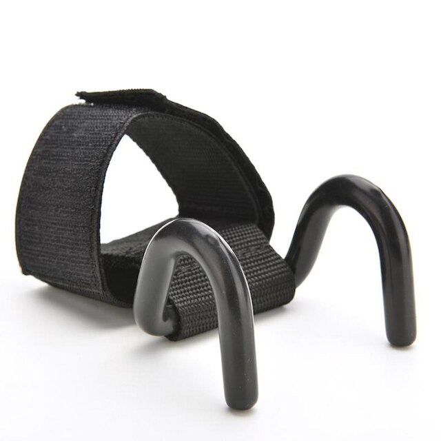 Luva Strap com Garra de Aço para Treino de Musculação Par Yangfit