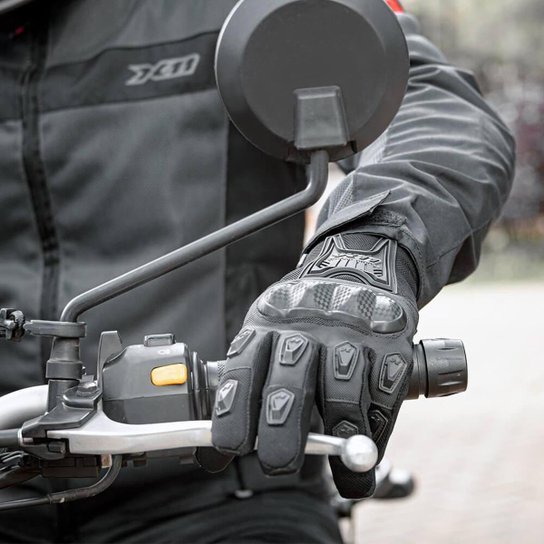 Luva X11 Blackout 2 Feminina Motociclista Motoqueiro Motoboy Ciclista Bike