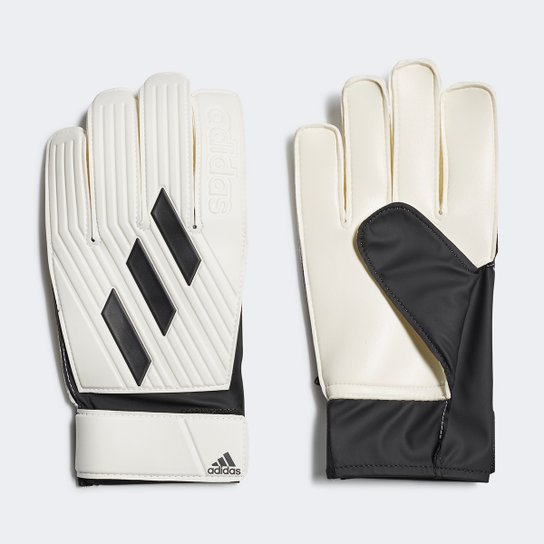 Luvas de Goleiro Adidas Tiro Club - Branco+Preto Menor preço em Luvas de Goleiro Adidas Tiro Club - Branco+Preto