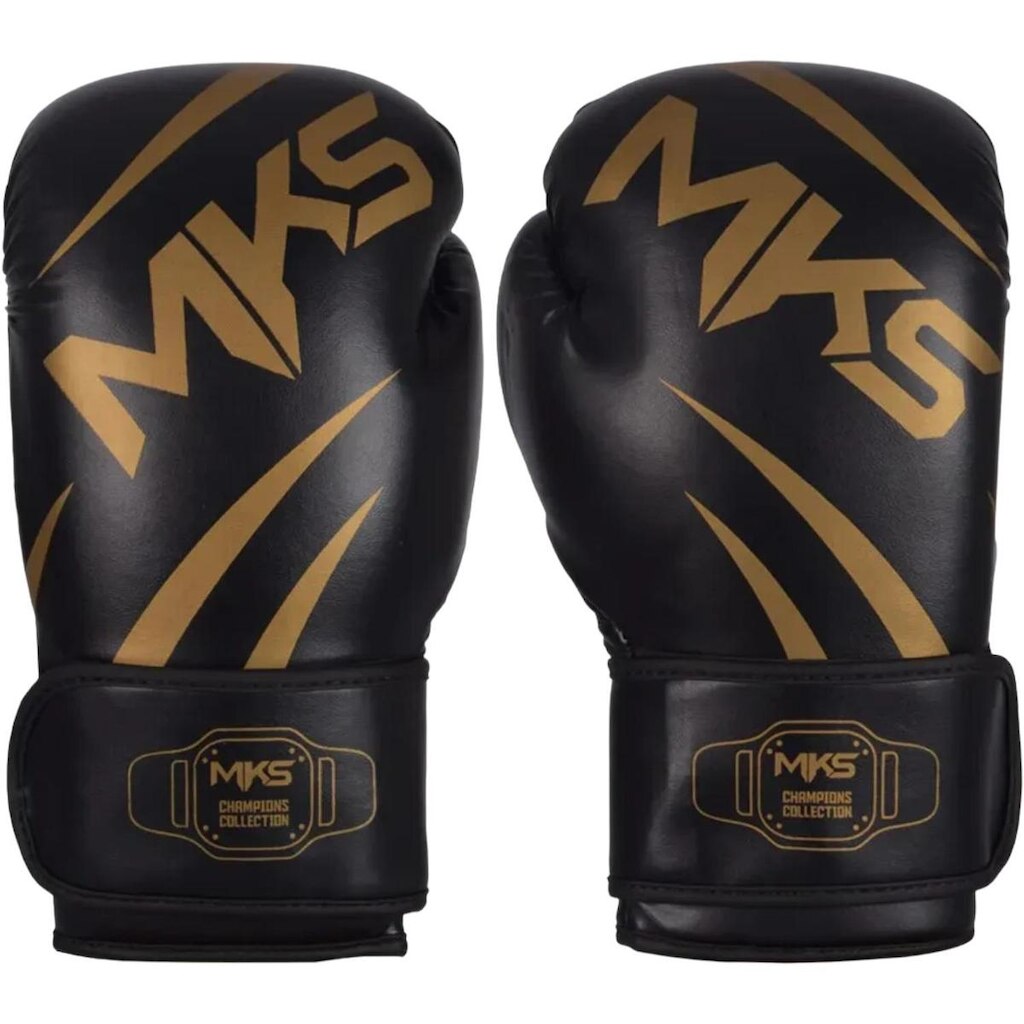 Luvas MKS Boxe New Champion Preto/Dourado