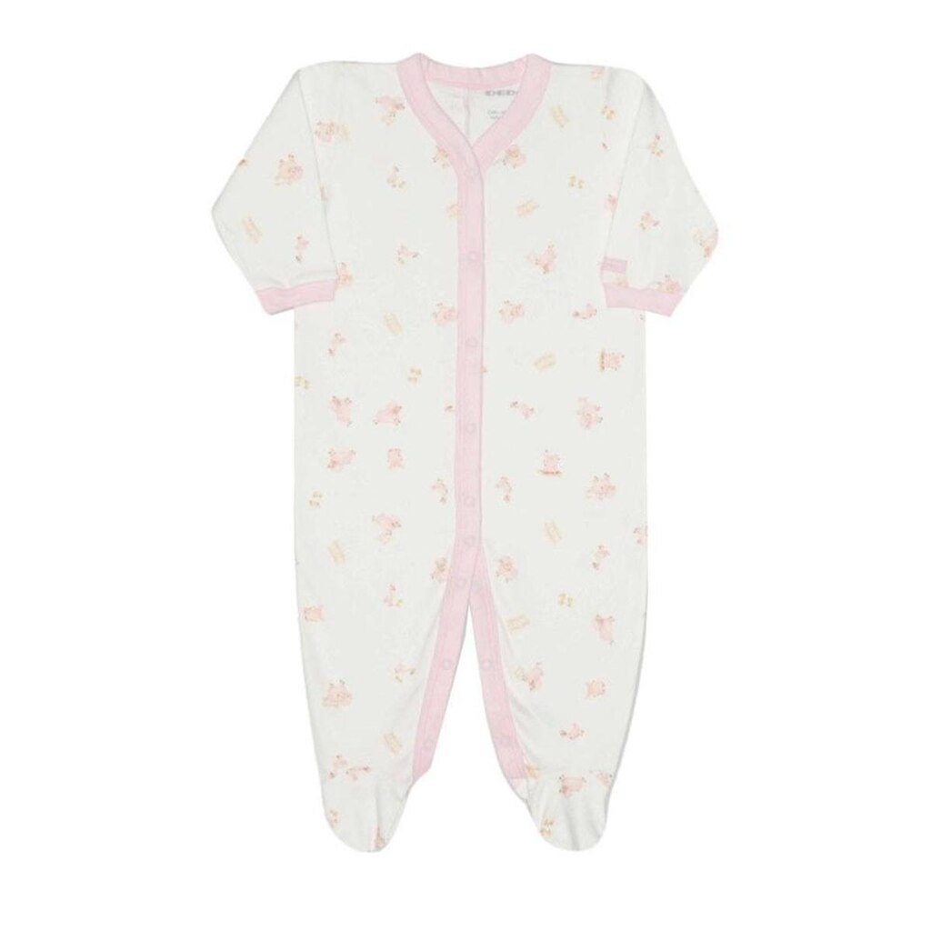 Macacão Bebê Feminino Dedeka Longo Branco Off - 24585