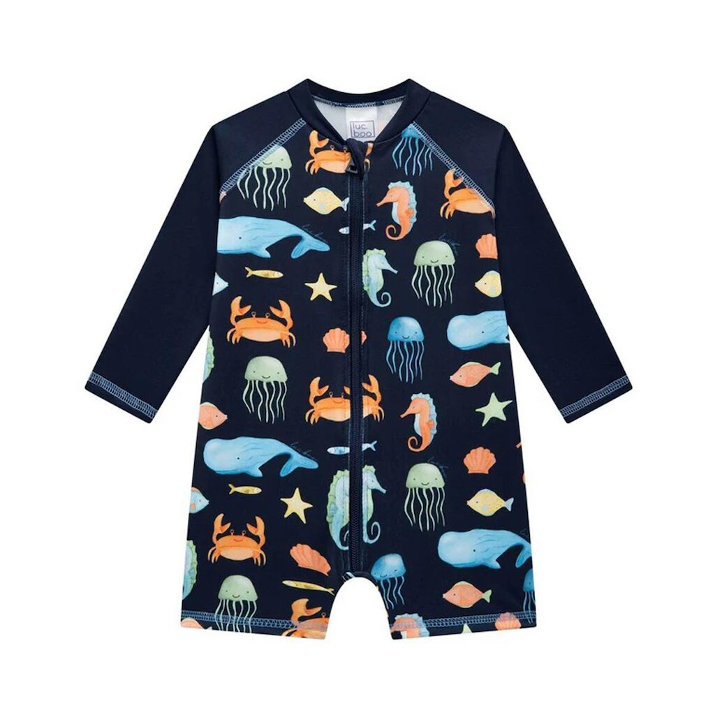 Macacão Bebê Praia Azul UV Dry Proteção UV 50+ Luc.boo
