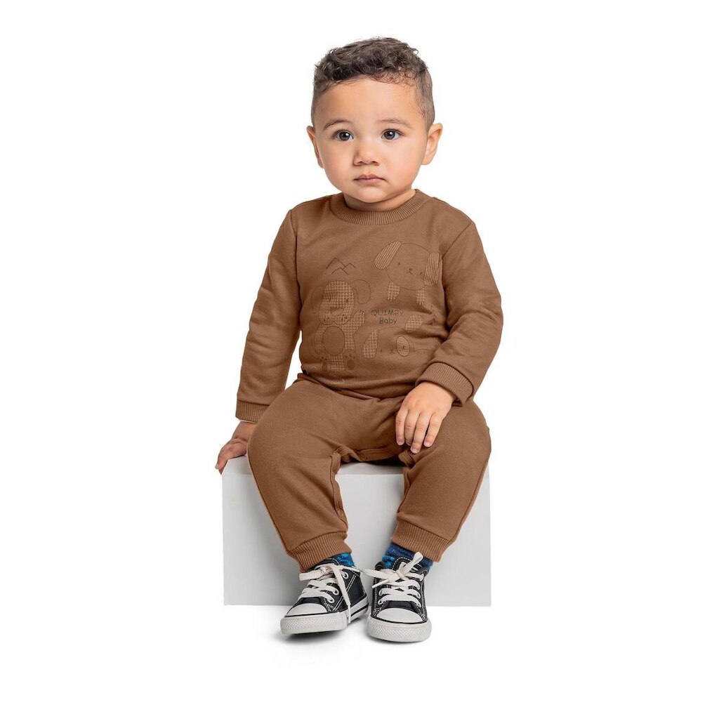 Macacão em Molecotton para Bebê Menino Quimby