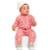 Macacão em Moletom Estampado Bebê Menina Kely Kety - Rosa