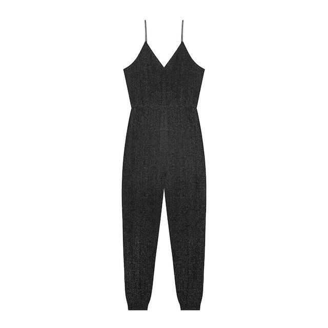 Macacão Feminino Em Lurex Endless Cinza
