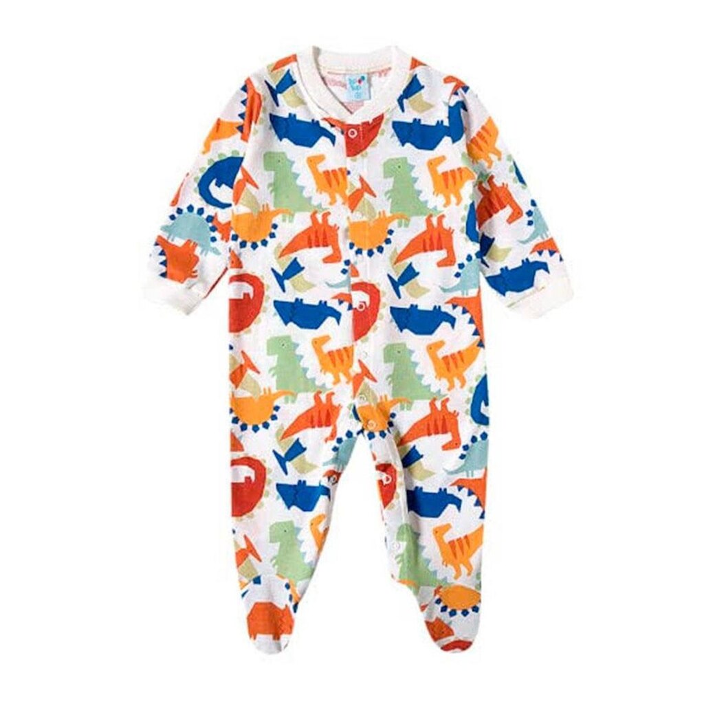 Macacão Infantil TipTop Dino Off White - 18304