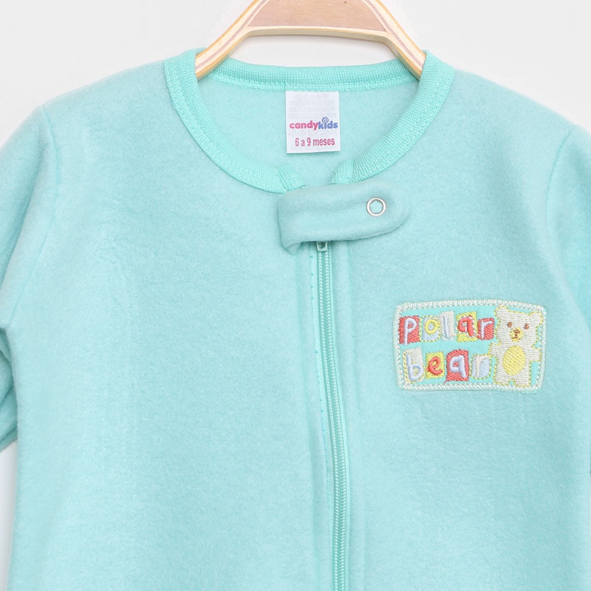 Macacão Longo Bebê Candy Kids Soft Fleece Masculino - 1