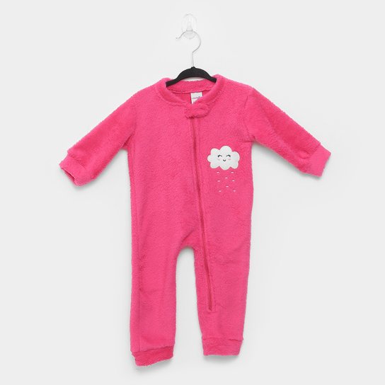 Macacão Pijama Bebê Candy Kids Nuvem Sem Pé Feminino - Pink Menor preço em Macacão Pijama Bebê Candy Kids Nuvem Sem Pé Feminino - Pink