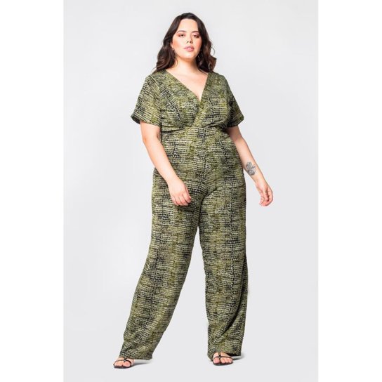 Macacao Plus Size Estampado Feminino Netshoes Macacao Plus Size Estampado Feminino Netshoes