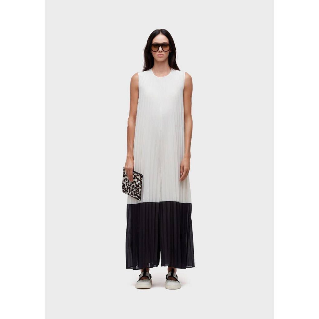Macacão sleeveless plissado OSKLEN