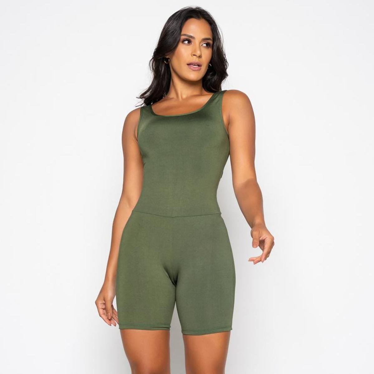 Macaquinho Bravaa Store Curto Suplex Feminino 057 Adulto Menor preço em Macaquinho Bravaa Store Curto Suplex Feminino 057 Adulto