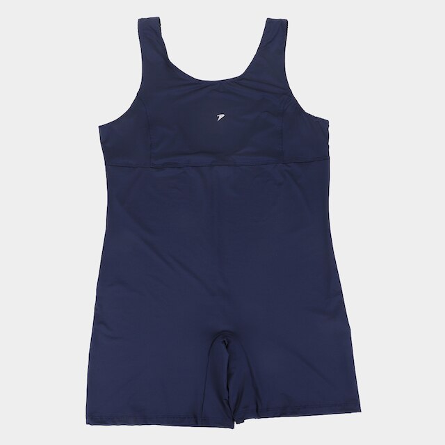 Macaquinho de Hidroginástica Plus Size Shape Anatômico UV +50 Poker Feminino - Marinho é boa?