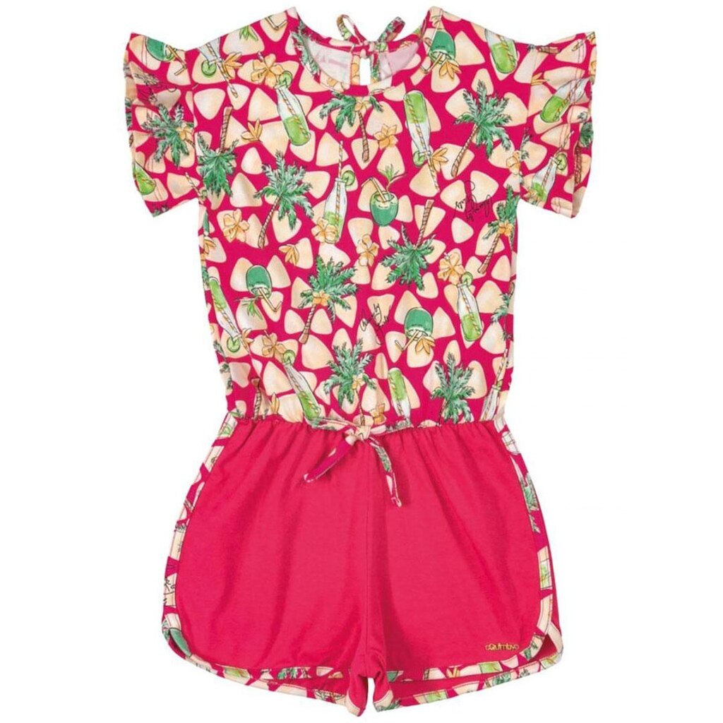 Macaquinho Infantil Cocos Pink Quimby