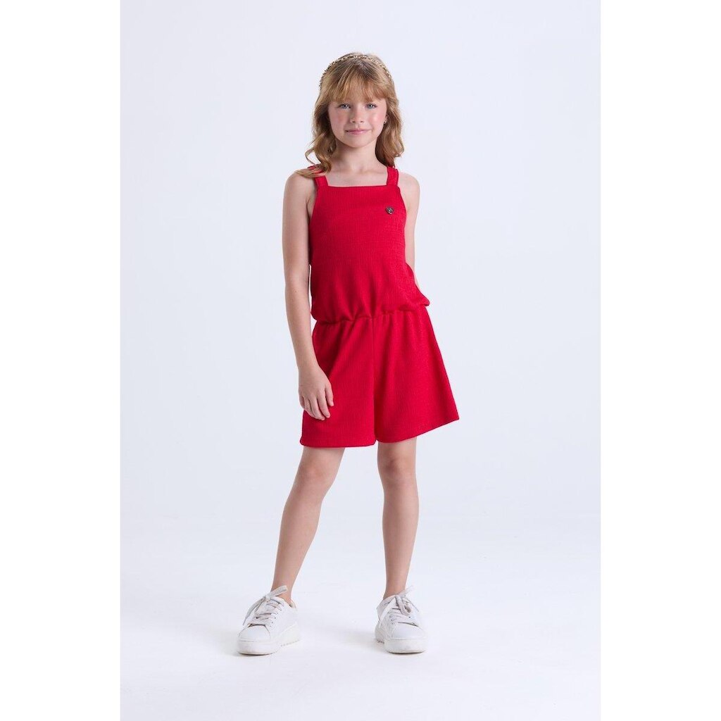 Macaquinho Infantil Feminino Rustique Alcinha