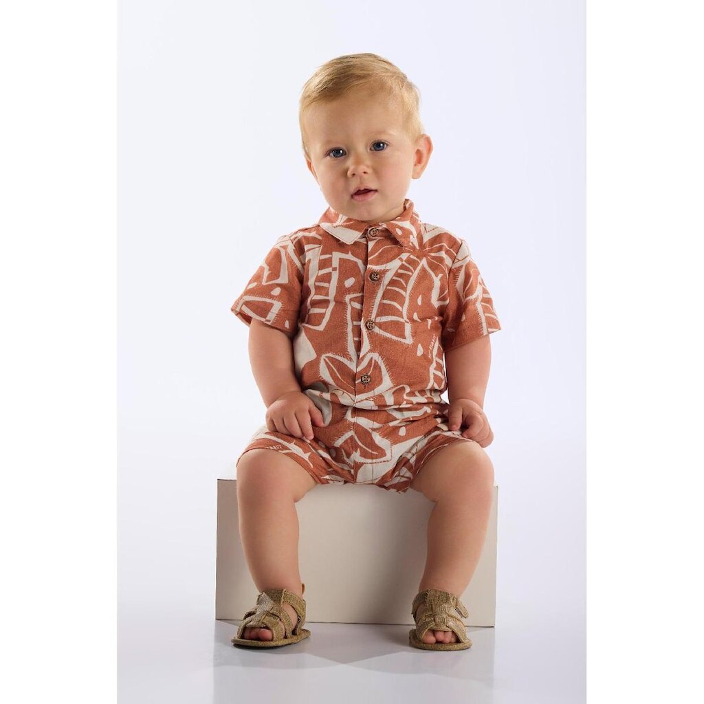 Macaquinho para Bebê em Algodão Up Baby