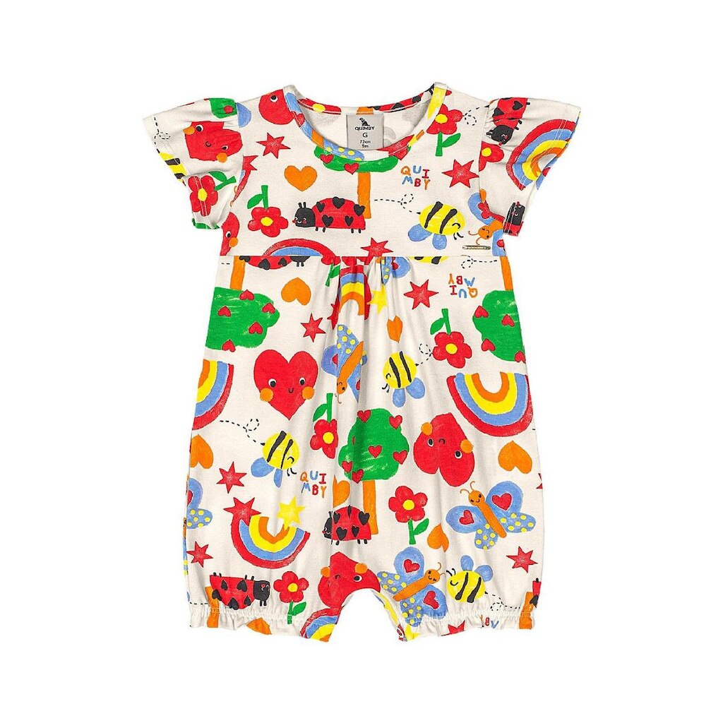 Macaquinho para Bebê em Cotton Quimby