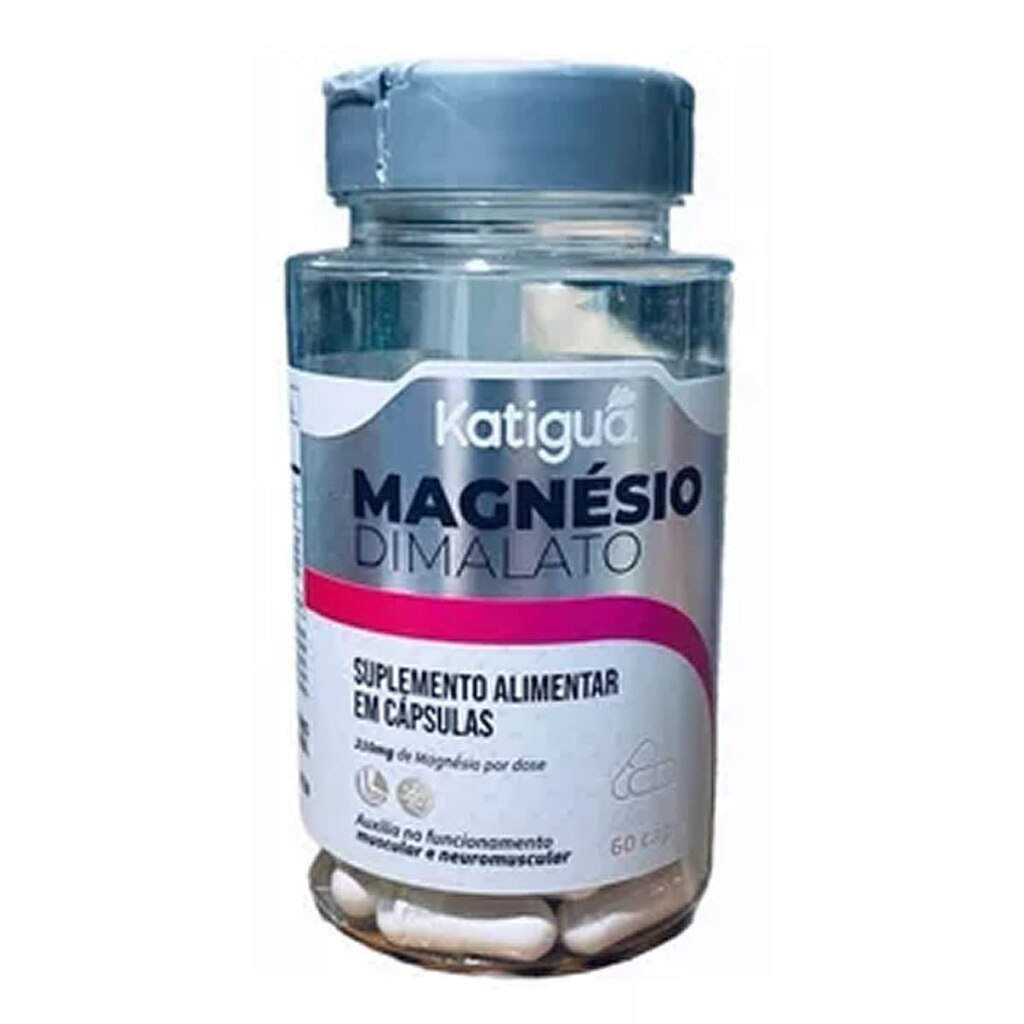 Magnésio Dimalato - 60 Cápsulas - Katiguá