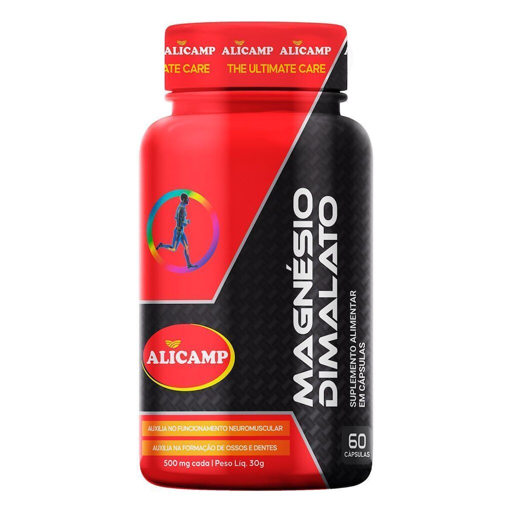 MAGNÉSIO DIMALATO ALICAMP 60 cápsulas