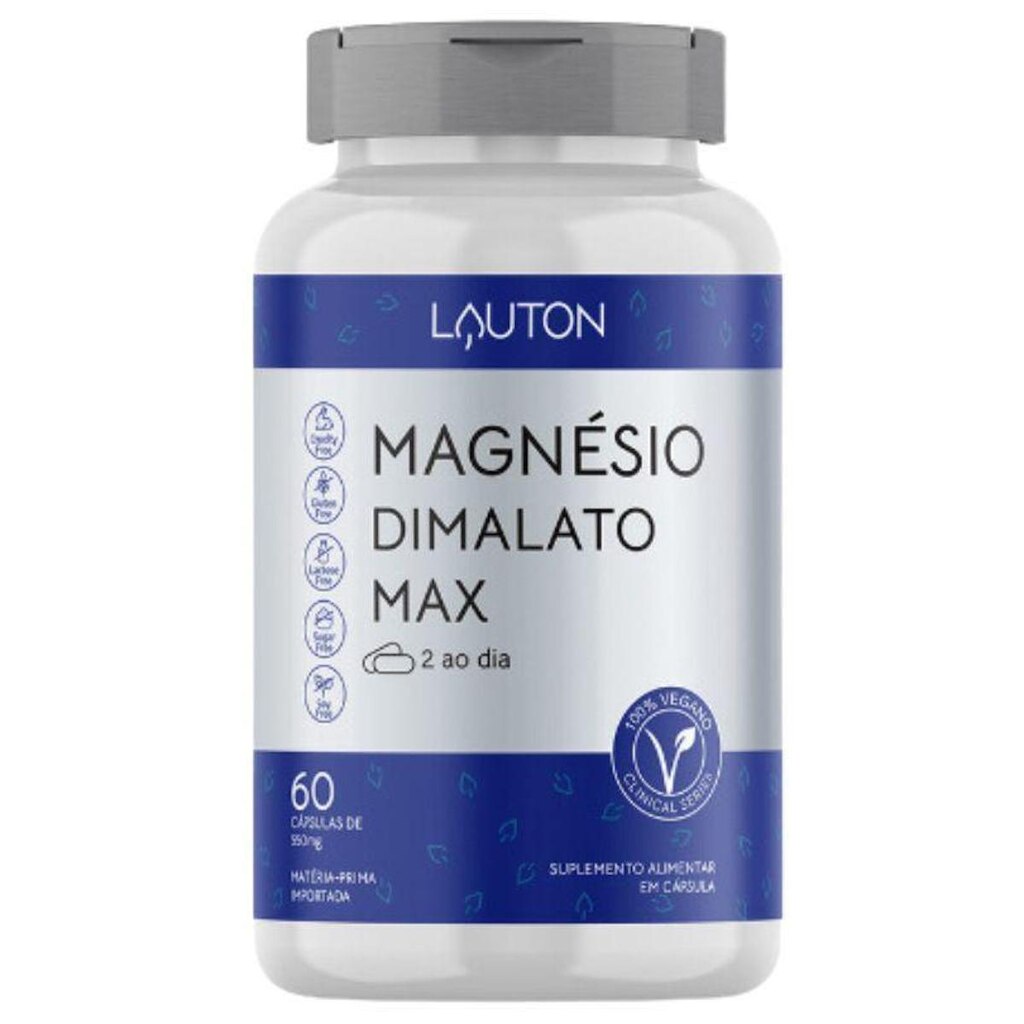 Magnésio Dimalato Max 60 CAPS - LAUTON