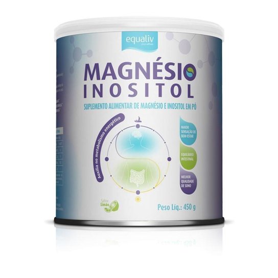 Magnésio Inositol Equaliv 450g Sabor Limão Menor preço em Magnésio Inositol Equaliv 450g Sabor Limão