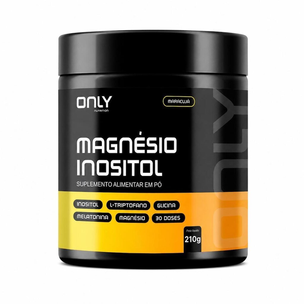 Magnésio Inositol Maracujá Pote 210g  - Only Nutrition