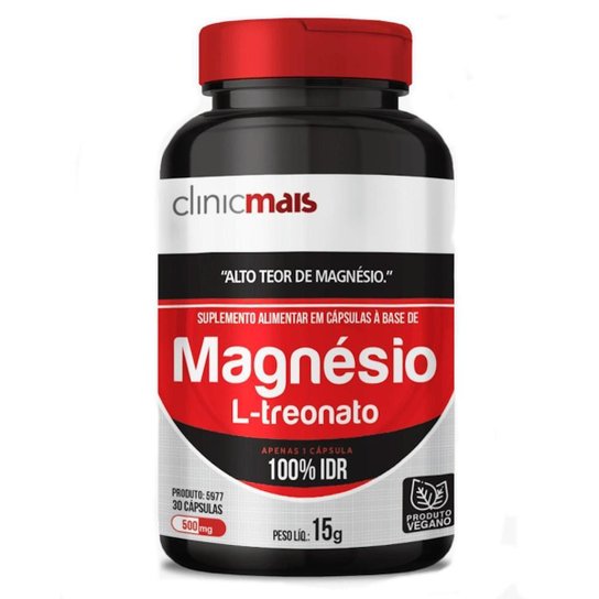 Magnésio L-Treonato Vegano 100% IDR 30 cápsulas 500mg é ruim? Magnésio L-Treonato Vegano 100% IDR 30 cápsulas 500mg é boa?
