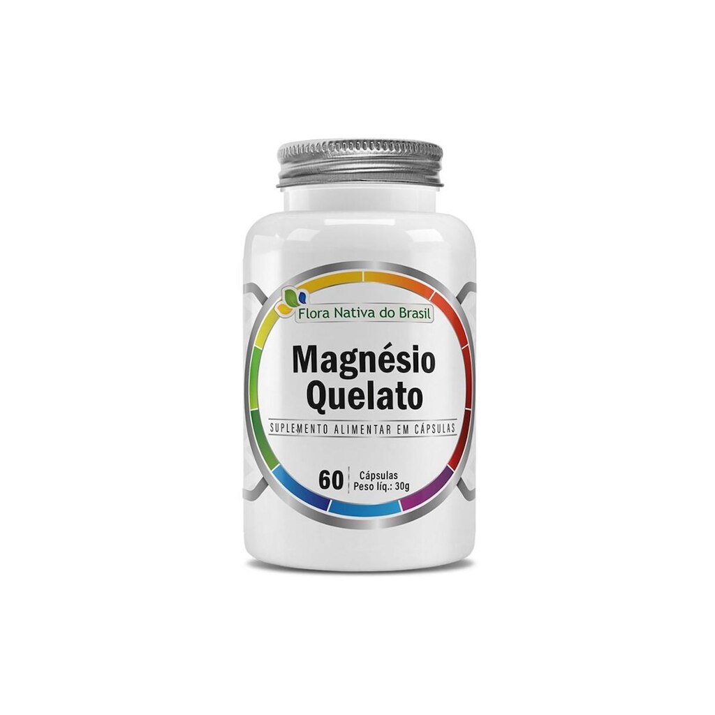 Magnésio Quelato 260mg 60 cps Flora Nativa