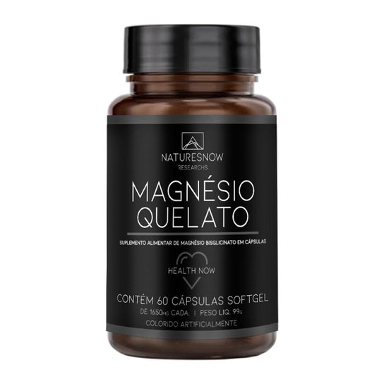 MAGNESIO QUELATO 60 CAPSULAS - NATURES NOW Menor preço em MAGNESIO QUELATO 60 CAPSULAS - NATURES NOW