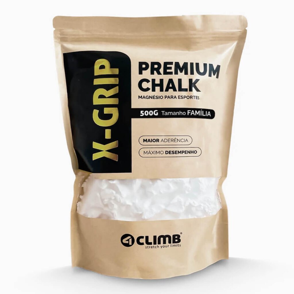 Magnésio X-Grip Premium Chalk 500g 4Climb