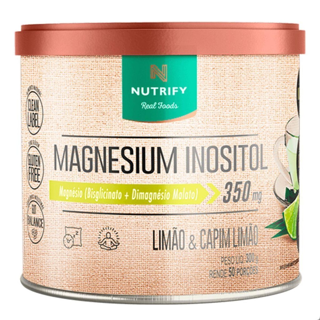Magnesium Inositol 350mg Dimalato e Bisglicinato 300g Nutrify