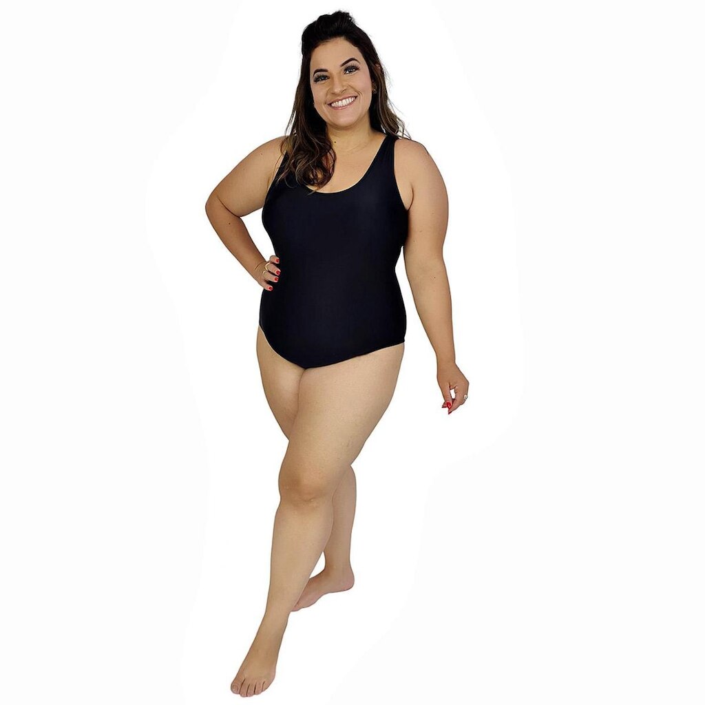 Maiô Body Bojo Plus Size Preto