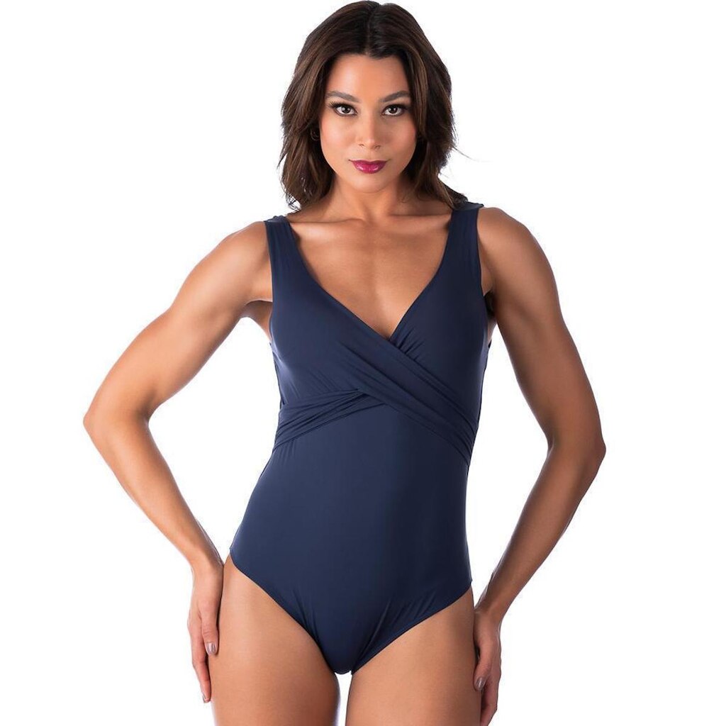 Maiô Body Decote V Transpassado Com Bojo Summer Soul