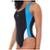 Maiô De Natação Adulto Helanca Com Detalhe Hammerhead - Preto+Azul