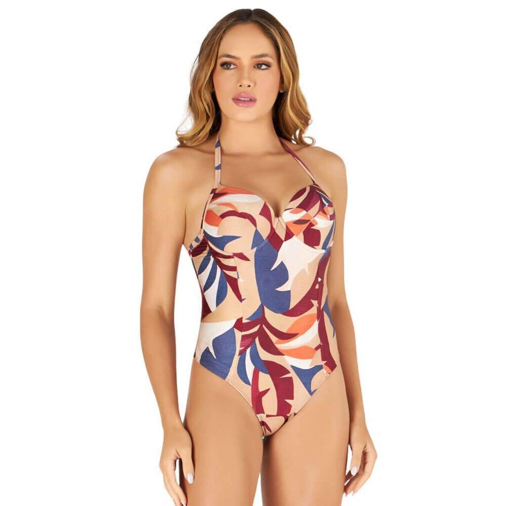 Maiô Estampado Dilady Banho de Mar 623520 - Zero Barriga