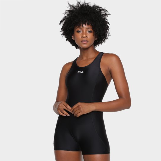 Maiô Fila Long Tri - Preto Menor preço em Maiô Fila Long Tri - Preto