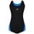 Maiô Hammerhead Helanca Especial com Detalhe Feminino - Preto+Azul