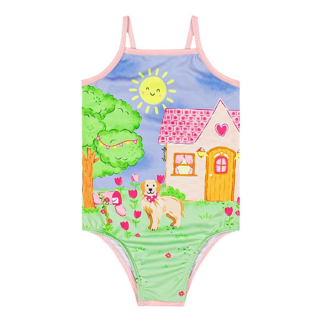 Maiô Infantil em Malha UV DRY Quimby