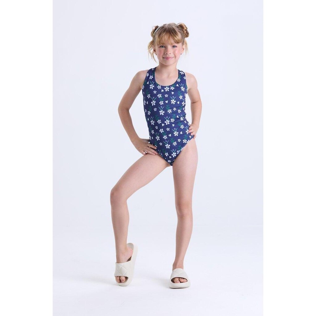Maiô Infantil Estampado com Faixa nas Costas