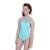 Maiô Lycra Proteção UPF50+ Capri Macramê Verde Tiffany  - Verão 2023 - Colorido