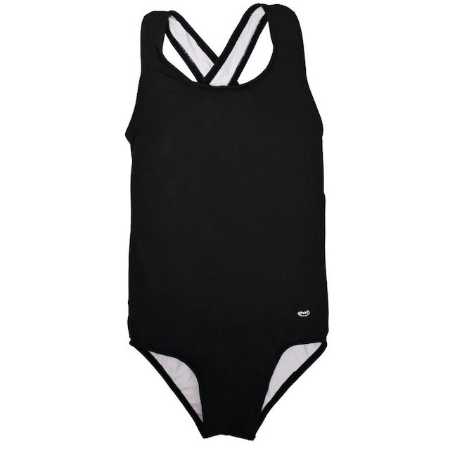 Maiô Natação Bebê Proteção UV Preto Everly