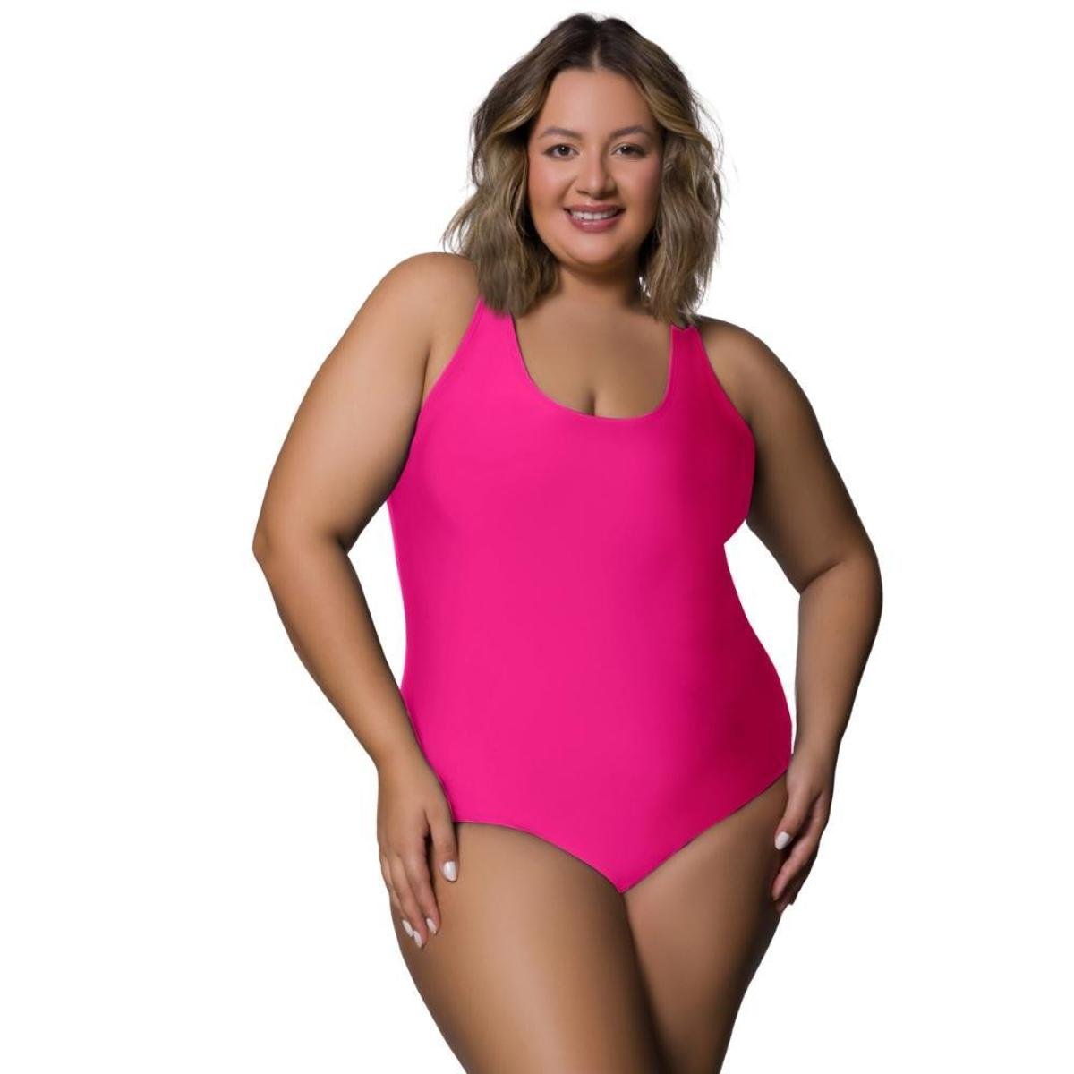 Maiô Plus Size Selene Regata Clássico Adulto Básico Liso Com Logo Estampada Feminino Menor preço em Maiô Plus Size Selene Regata Clássico Adulto Básico Liso Com Logo Estampada Feminino
