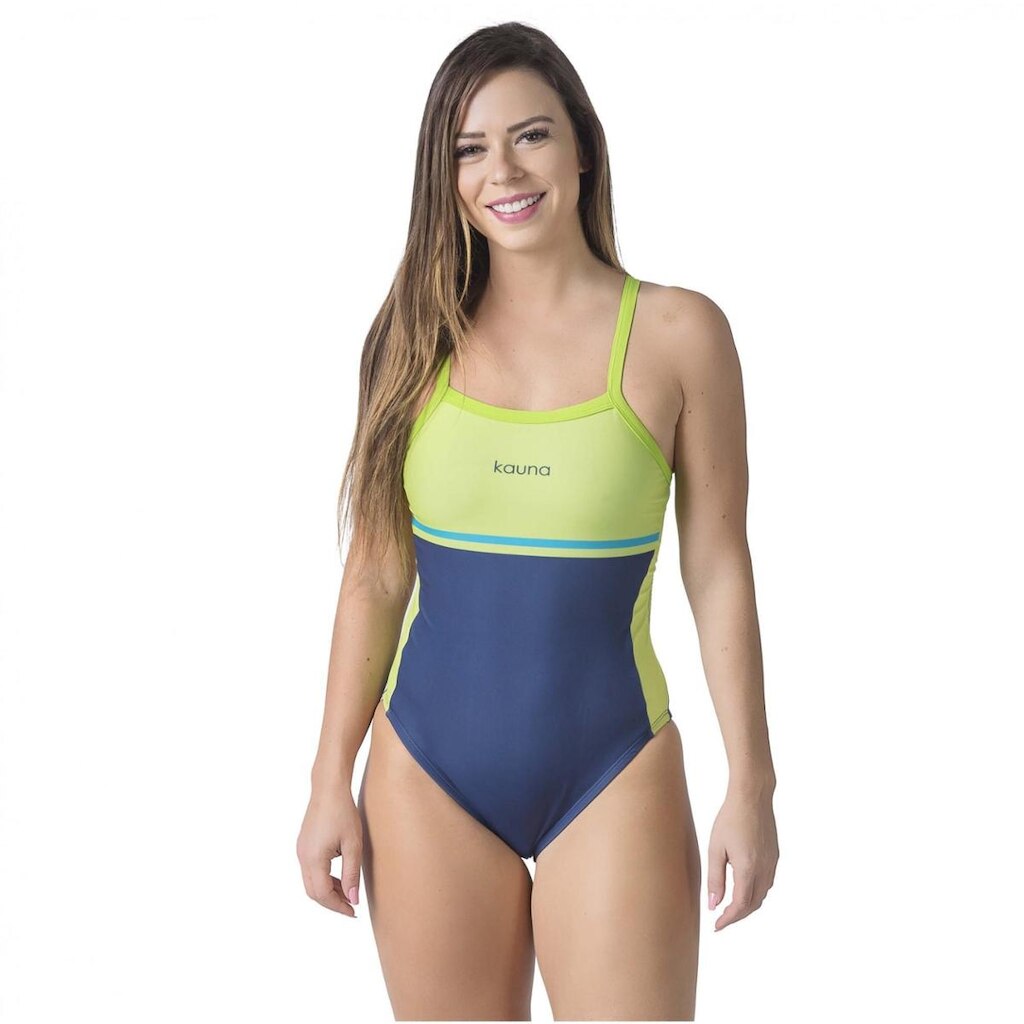 MAIÔ PRO LINE VERDE E AZUL MARINHO COM FORRO E PROTEÇÃO UV 50+ KAUNA
