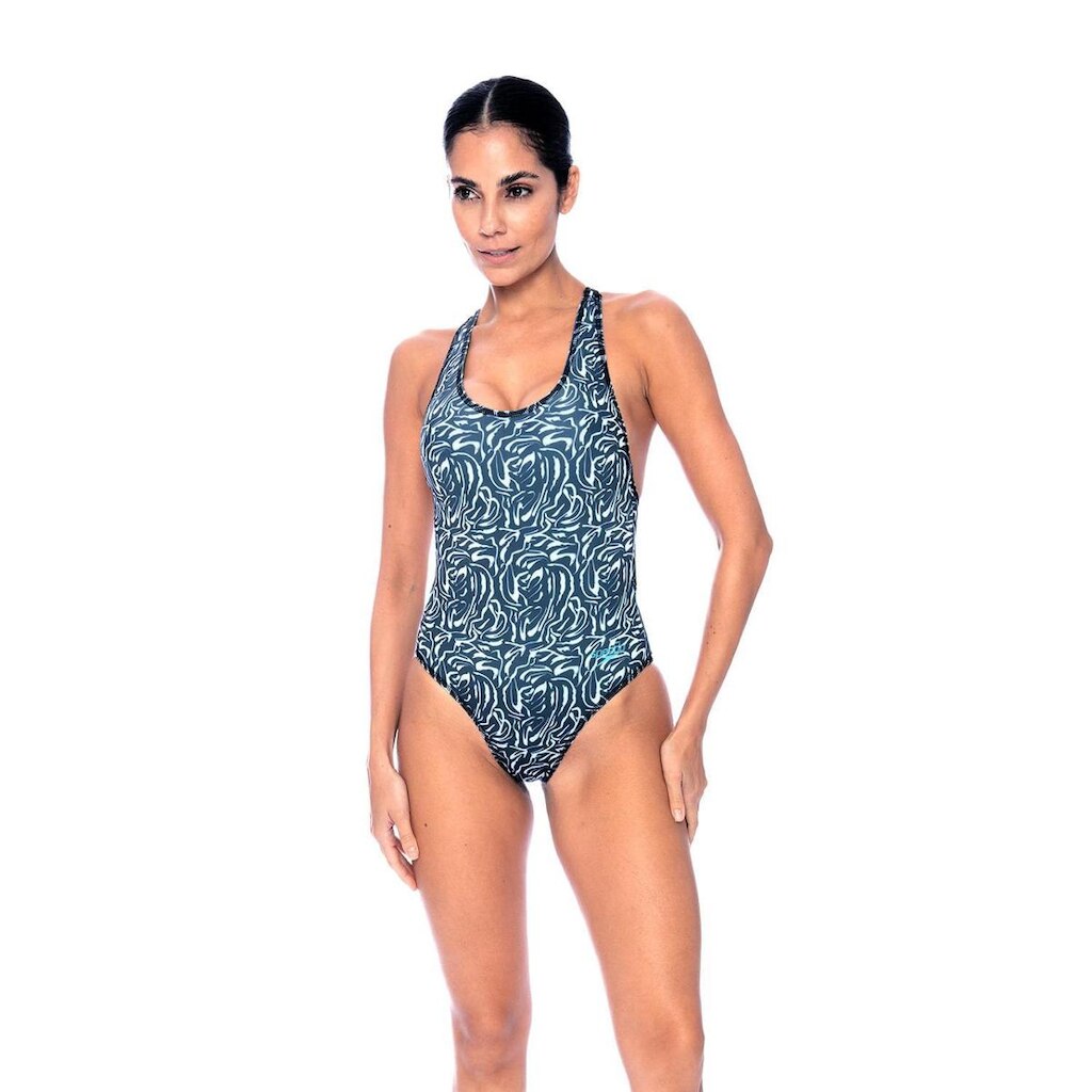 Maiô Racer Open Camouflage - PRETO
